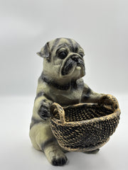 The Butler Pug - Modern Handicraft Showpiece